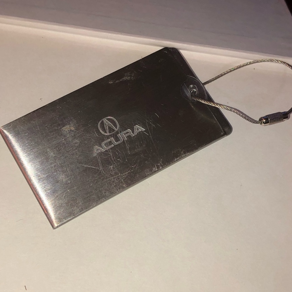 Acura luggage tag